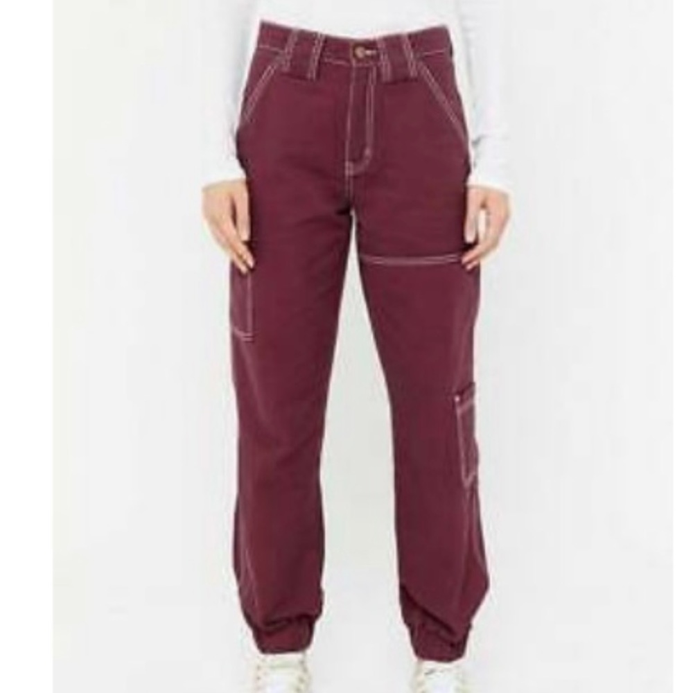 NWT !never worn! urban outfitters brand wine colored with white stitching
